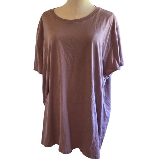 Lululemon All Yours Pima Cotton Short Sleeve T-Shirt Rose Womens Size 20 - Picture 5 of 16